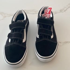 Vans Velcro kids shoes. Size 1. New.  No laces.  Brand New